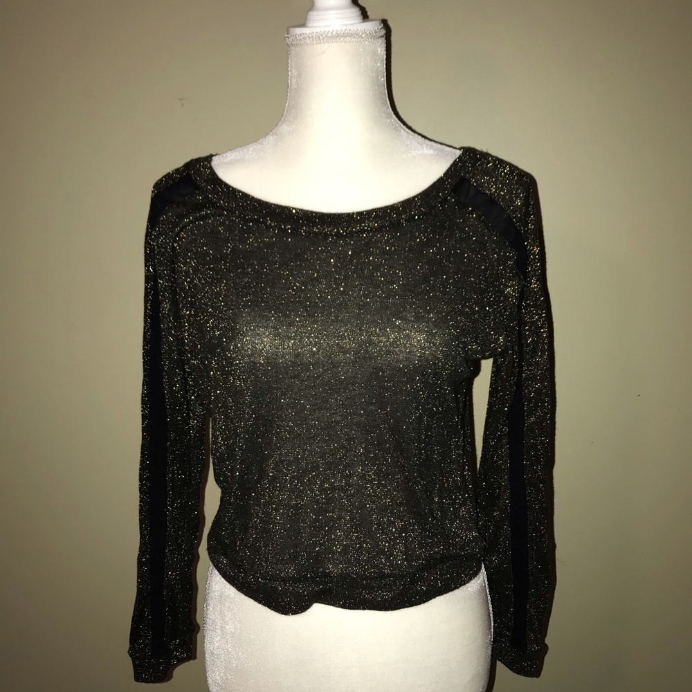 Sparkly long sleeve blouse